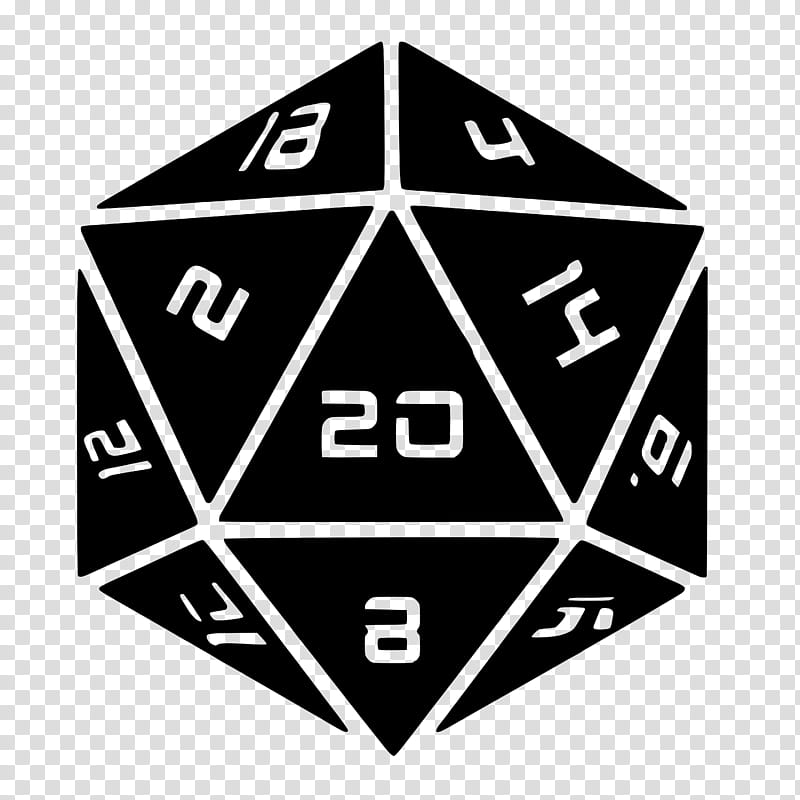 Transparent D20 Clipart - 20 Sided Dice Png is a free transparent