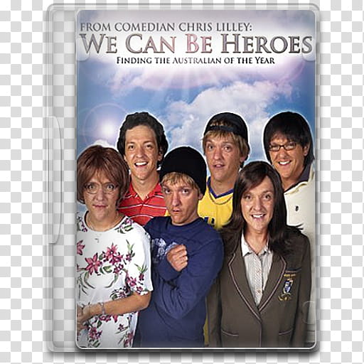 TV Show Icon Mega , We Can Be Heroes, We Can Be Heroes DVD case transparent background PNG clipart