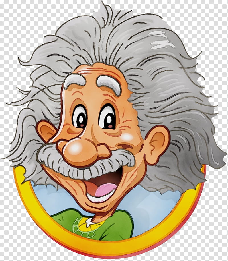 Albert Einstein, Watercolor, Paint, Wet Ink, Cartoon, , Scientist, Physicist transparent background PNG clipart