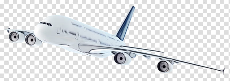 Travel Vehicle, Watercolor, Paint, Wet Ink, Widebody Aircraft, Airbus, Narrowbody Aircraft, Air Travel transparent background PNG clipart