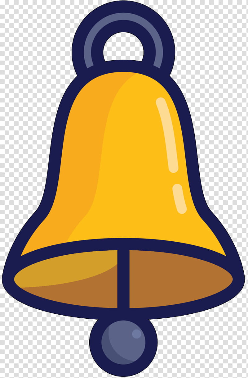 Line, Hat, Bell, Yellow, Ghanta, Handbell transparent background PNG clipart