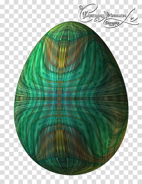 green and brown egg decor transparent background PNG clipart