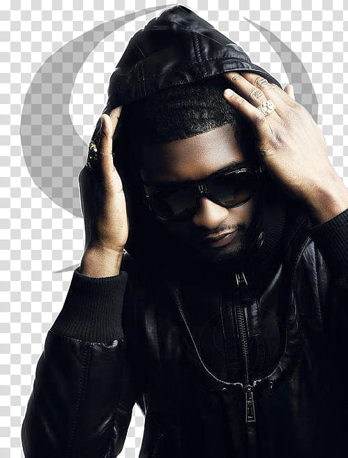 Usher, man in black dress shirt transparent background PNG clipart