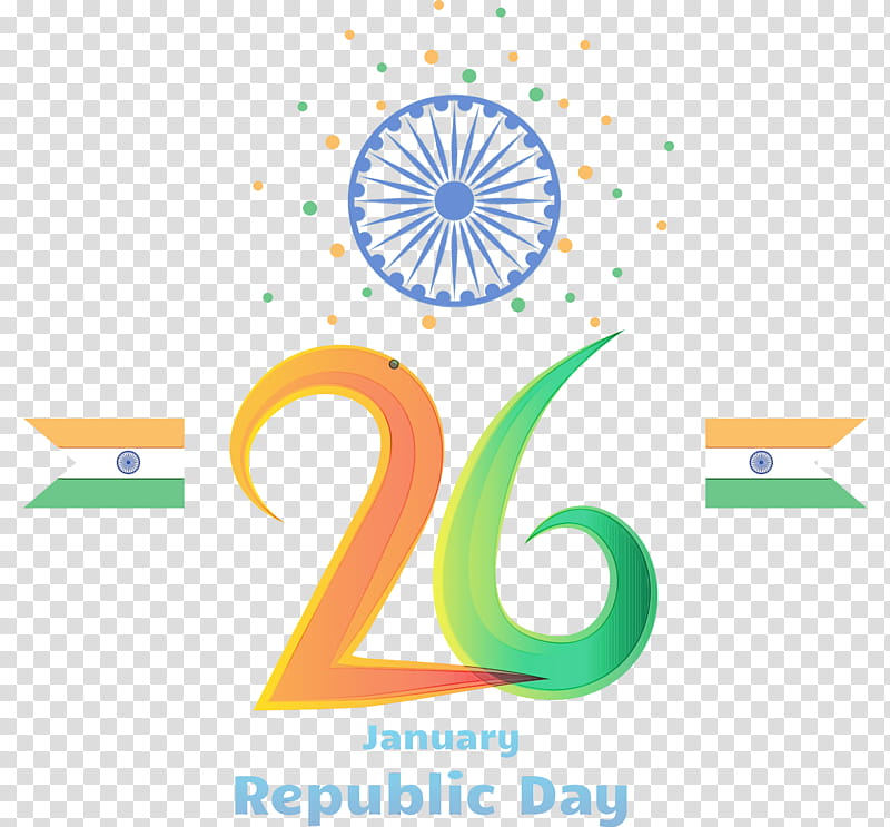 logo text font line, India Republic Day, 26 January, Happy India Republic Day, Watercolor, Paint, Wet Ink transparent background PNG clipart