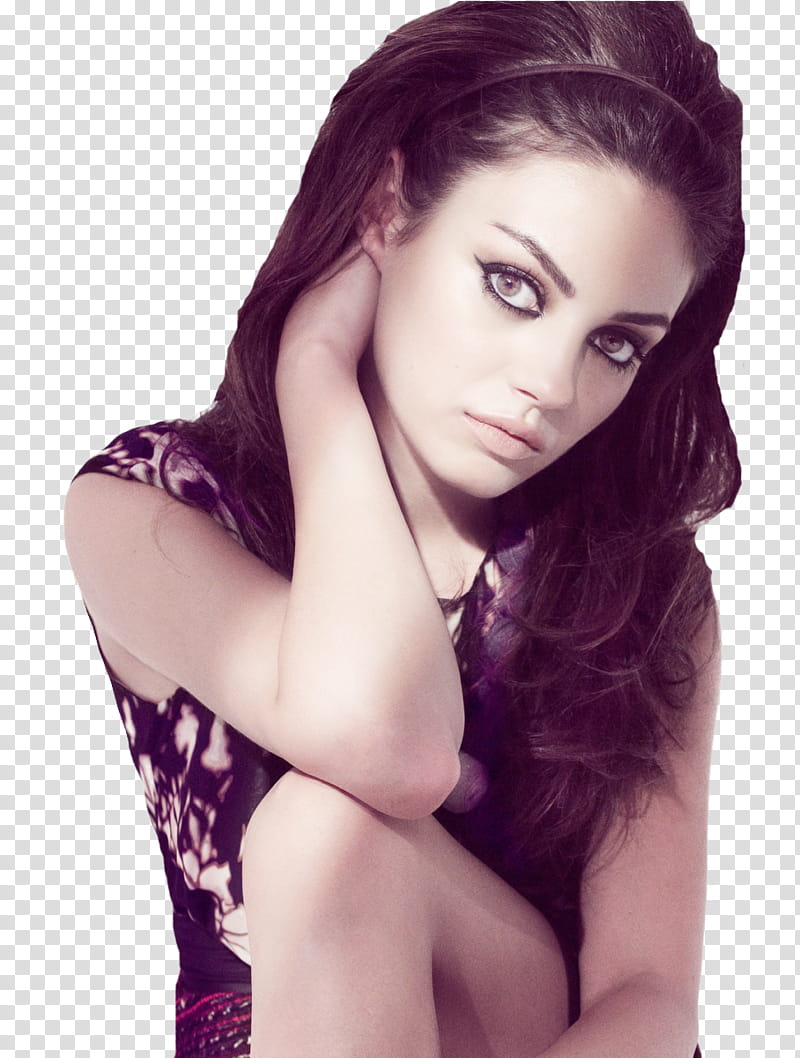 Mila Kunis transparent background PNG clipart