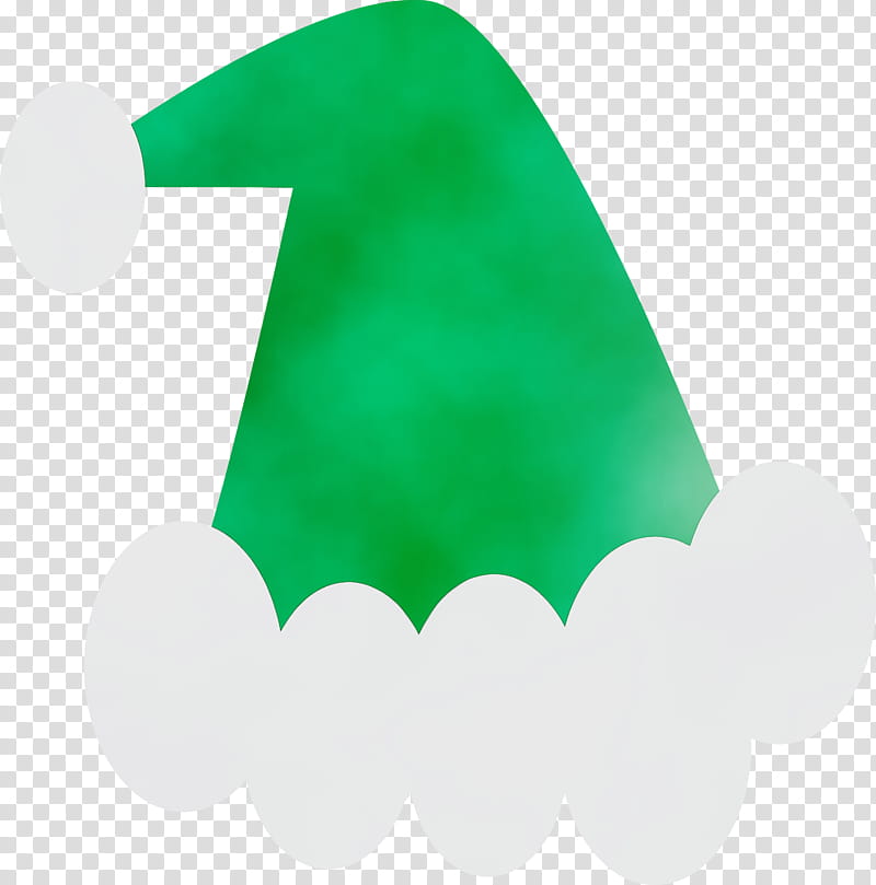 green logo, Santa Hat, santaclausehat, Christmas Hat, Watercolor, Paint, Wet Ink transparent background PNG clipart