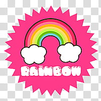 Elements , rainbow with clouds illustration transparent background PNG clipart
