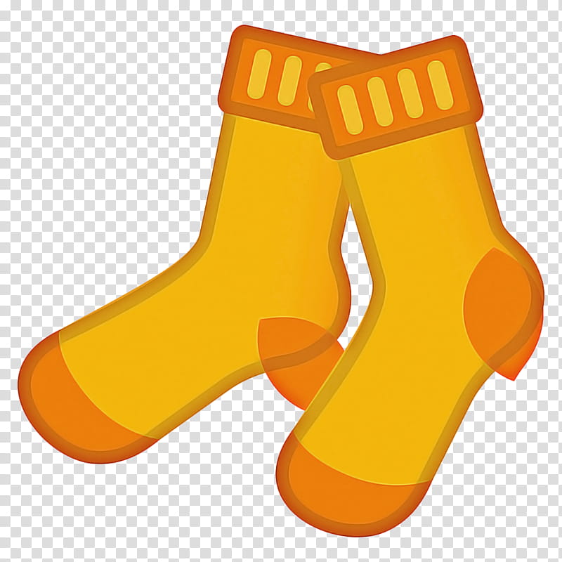Emoji, Sock, Clothing, Bonnie Doon Sokken Va2326, Shoe, Yellow, Footwear transparent background PNG clipart