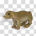 Spore creature Domestic Rabbit , brown bunny transparent background PNG clipart