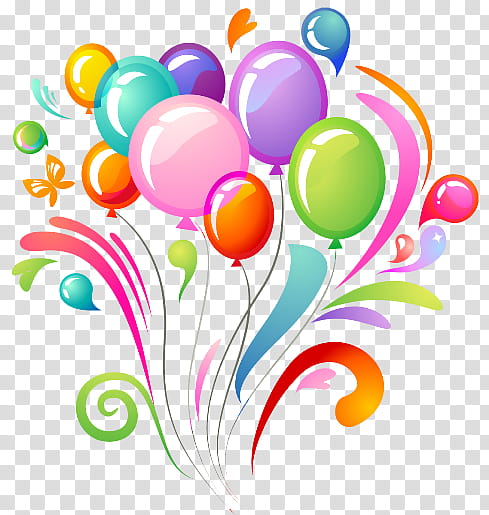 Birthday Happy Anniversary, Birthday
, Happy Birthday
, Balloon, Ballonnen Happy Birthday 10st, Party Supply transparent background PNG clipart