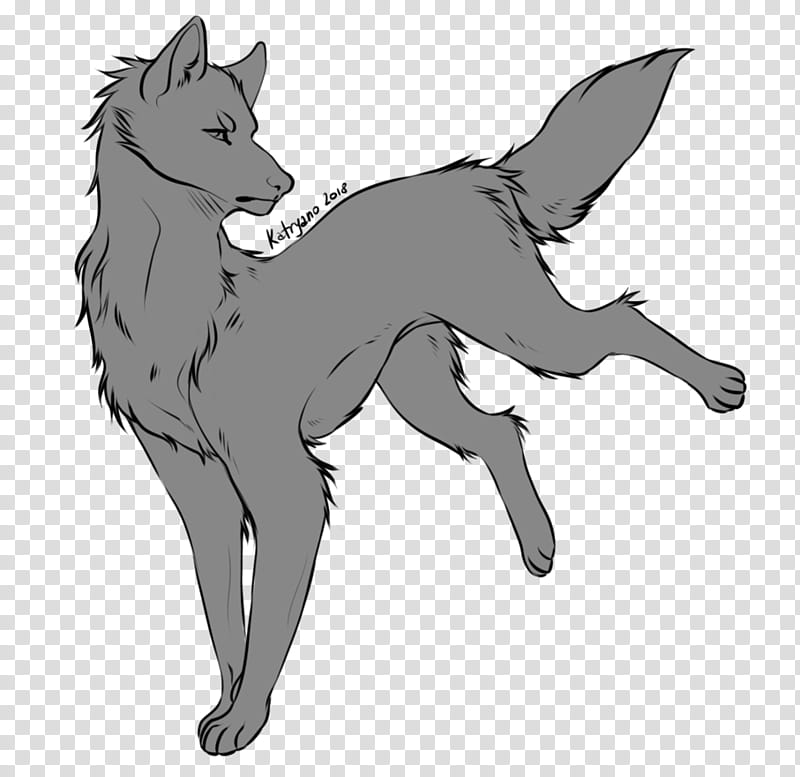 anime wolf pup base