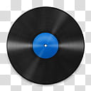 Vinyl Record Icons, Vinyl_Blue_, vinyl disc art transparent background PNG clipart