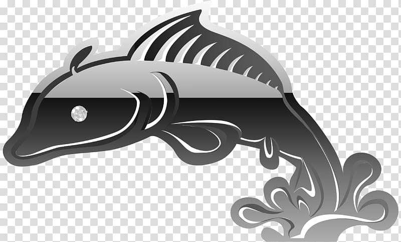Dolphin, Logo, Fish, Black M, Black And White
, Symbol transparent background PNG clipart