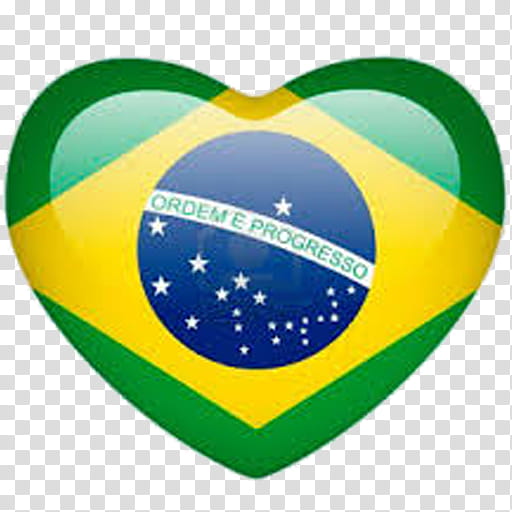 Heart Symbol, Flag Of Brazil, Green, Yellow, Circle transparent background PNG clipart