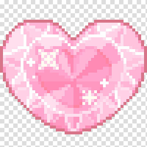 Pixel pink, pink heart illustration transparent background PNG clipart