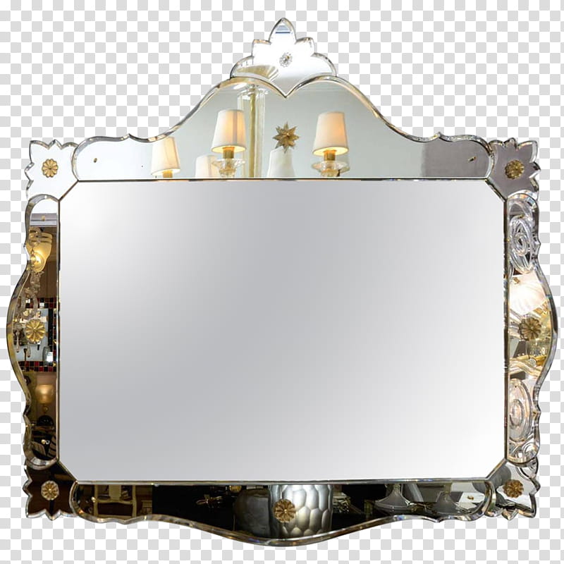 Mirrors, floral mirror frame transparent background PNG clipart