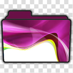 Folder Icon Set, InDesign, purple and white folder transparent background PNG clipart
