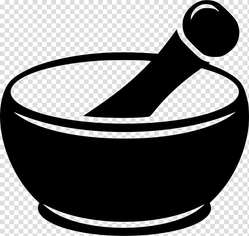 Tableware Bowl, Line, Blackandwhite, Mortar And Pestle, Serveware, Drinkware transparent background PNG clipart