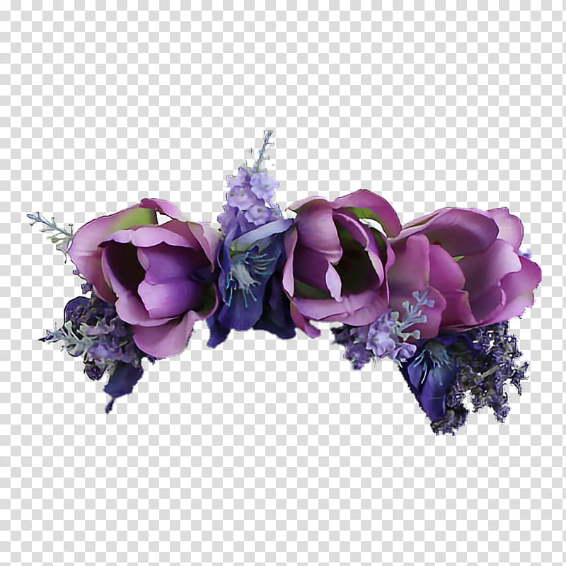 Pastel Floral, Flower, Crown, Purple, Floral Design, Rose, Wreath, Garland transparent background PNG clipart