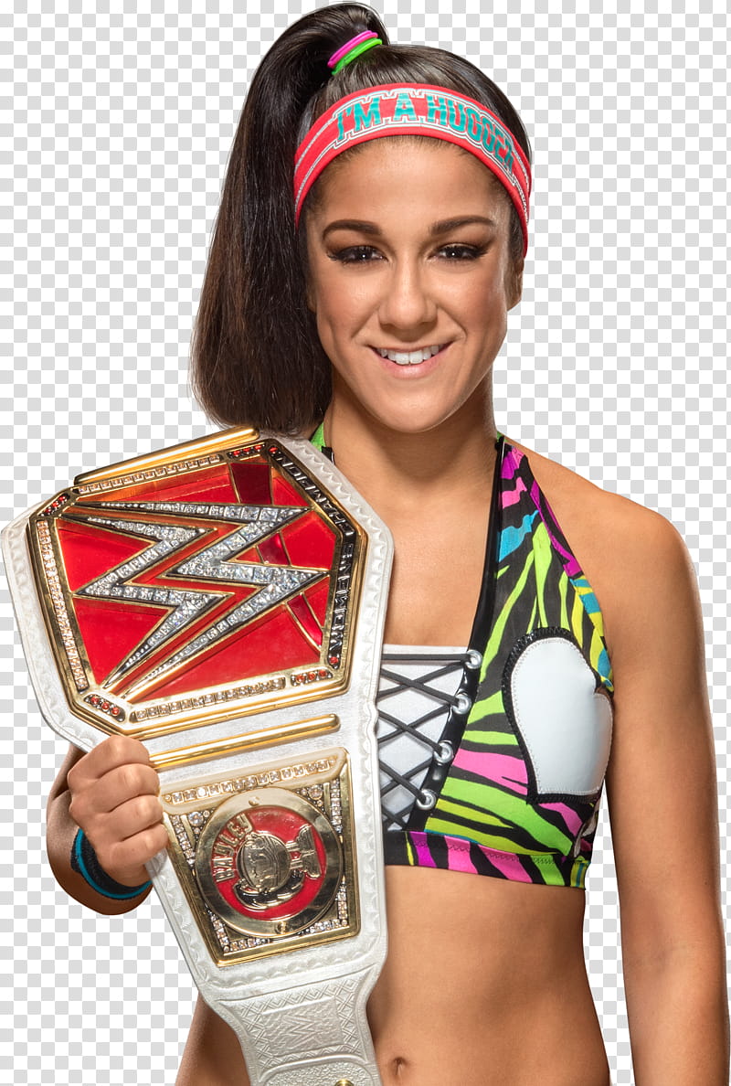 Bayley WWE RAW Women Champion   transparent background PNG clipart