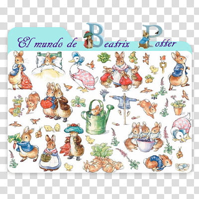 El mundo de Beatrix Potter transparent background PNG clipart