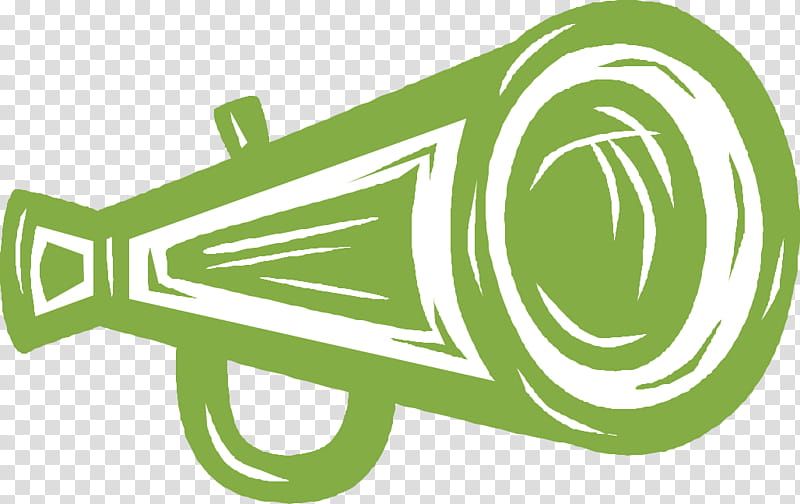 green cheer megaphone