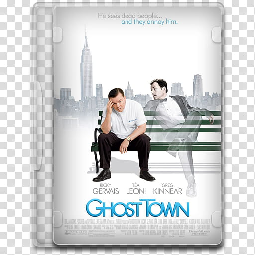 Movie Icon , Ghost Town, Ghost Town DVD case transparent background PNG clipart
