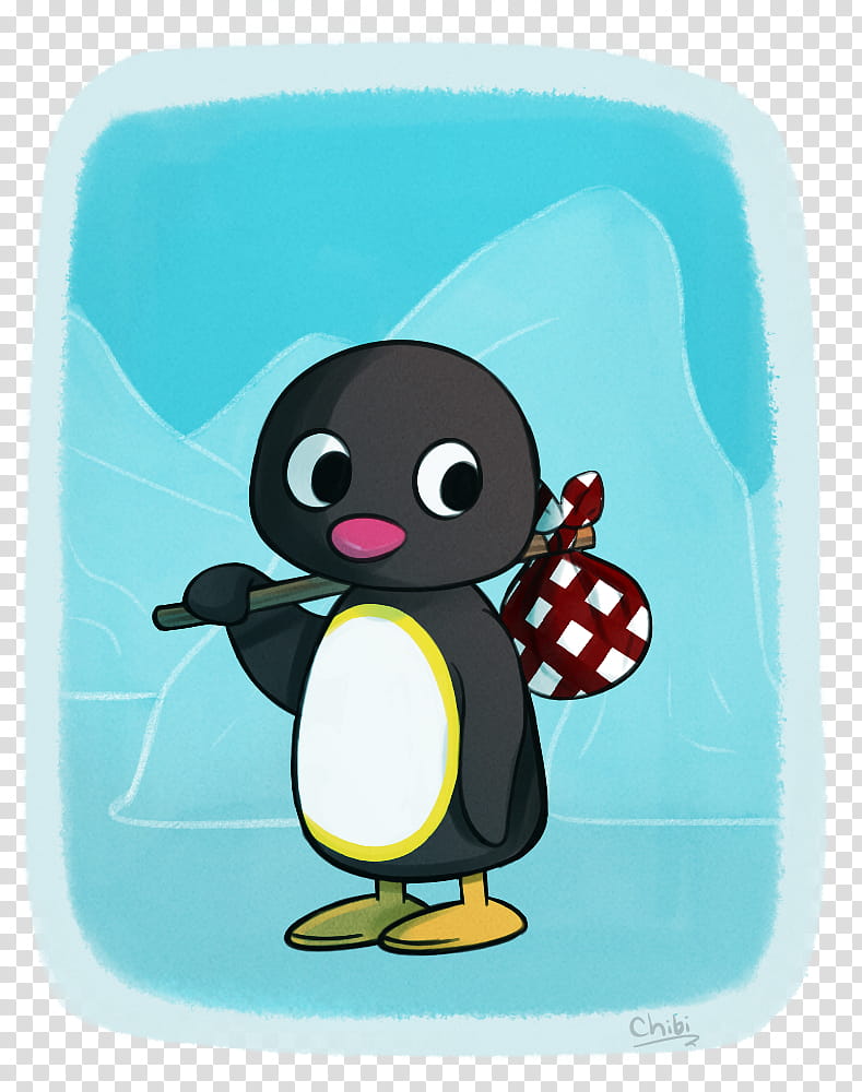 Pingu, penguin illustration transparent background PNG clipart