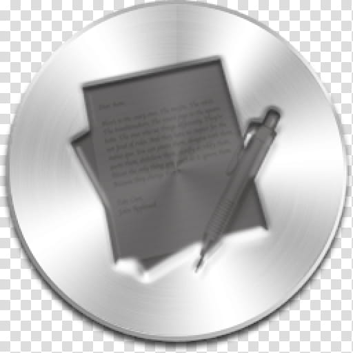 Titanium icons for Dock Folders, text edit transparent background PNG clipart