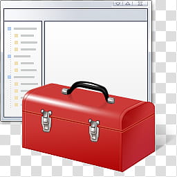 Windows Live For XP, red metal case transparent background PNG clipart