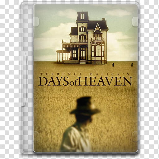 Movie Icon Mega , Days of Heaven, Days of Heaven DVD case transparent background PNG clipart