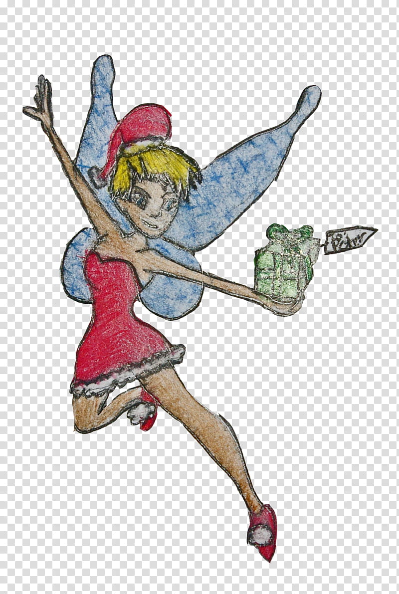 Tinker Bell Gift transparent background PNG clipart
