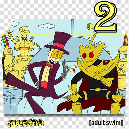 Superjail series and season folder icons, Superjail S ( transparent background PNG clipart