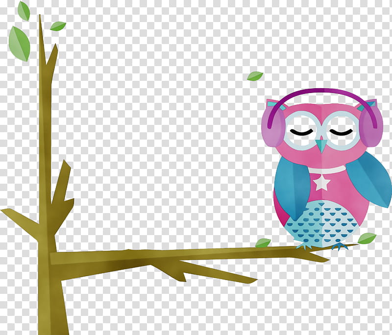 Baby toys, Cartoon Owl, Cute Owl, Watercolor, Paint, Wet Ink, Branch, Baby Products transparent background PNG clipart