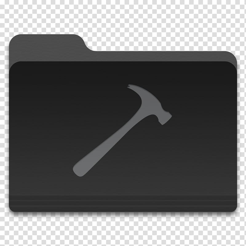 Dark Folder for Mac, Developer icon transparent background PNG clipart