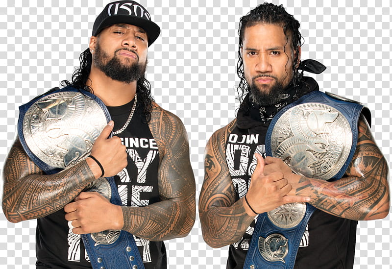 The Usos SDLIVE Tag Team Champions  transparent background PNG clipart
