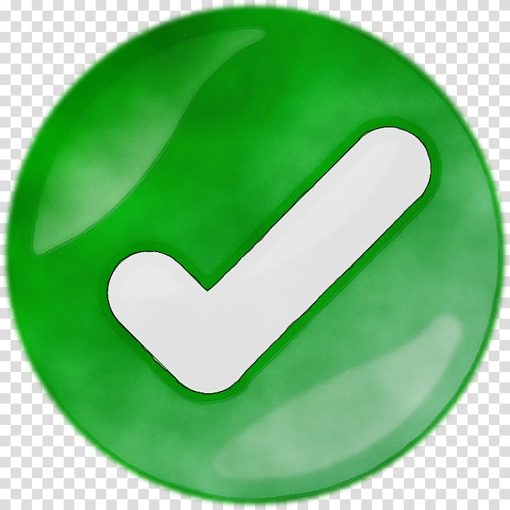 Green Check Mark, Watercolor, Paint, Wet Ink, Computer Icons, Button, Thumb Signal, Desktop transparent background PNG clipart