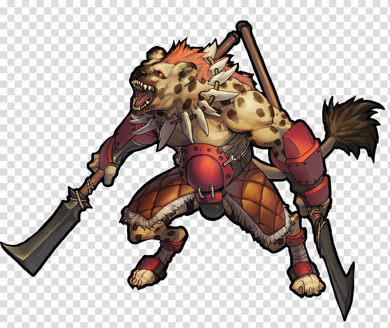 Monster, Dungeons Dragons, Gnoll, Roleplaying Game, D20 System, Fantasy, Humanoid, Character transparent background PNG clipart