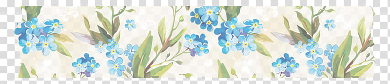 kinds of Washi Tape Digital Free, blue petaled flowers painting transparent background PNG clipart