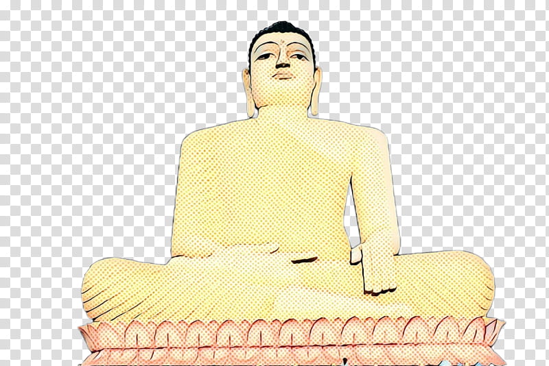 Buddha, Gautama Buddha, Yellow, Statue, Sitting, Meditation, Furniture transparent background PNG clipart