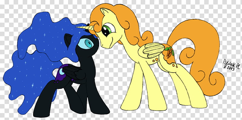 Unf... I mean, Nightmare Moon x Carrot Top transparent background PNG clipart