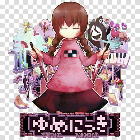 Yume Nikki RPG Icon, Yume_Nikki_by_Darlephise, Yumi Nikki transparent background PNG clipart