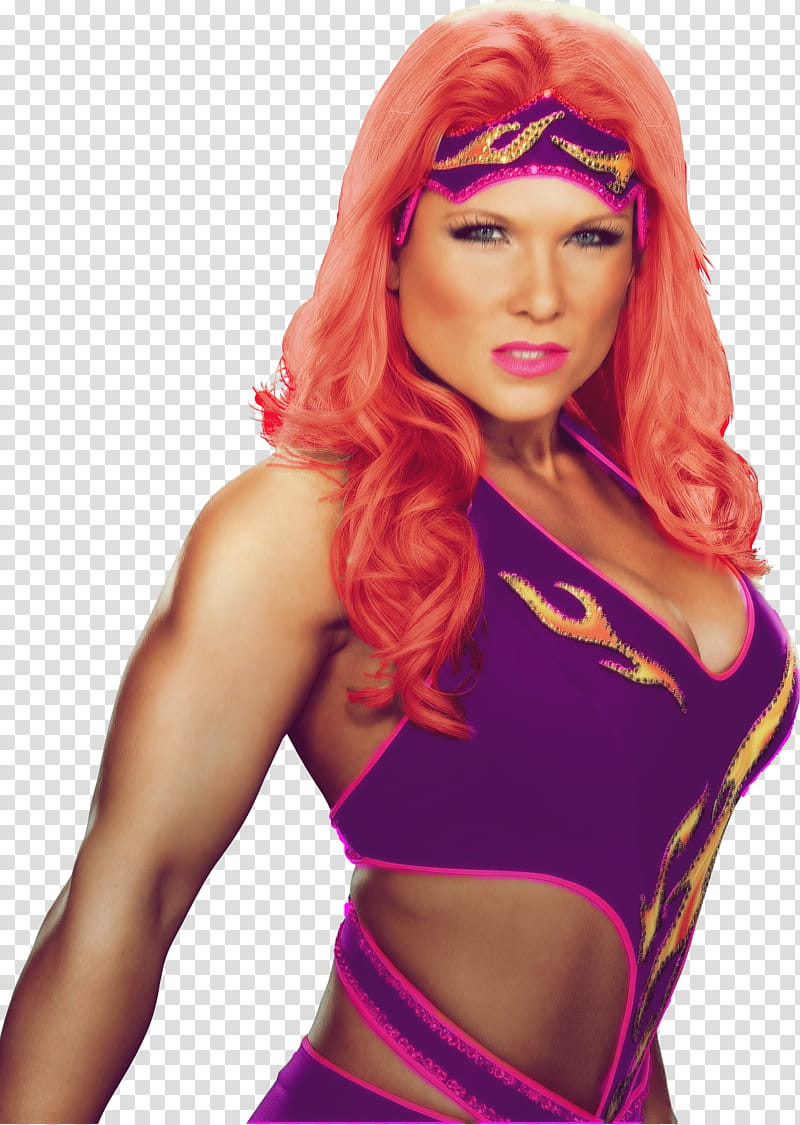 Beth Phoenix Redhair with new Wrestling attire transparent background PNG clipart