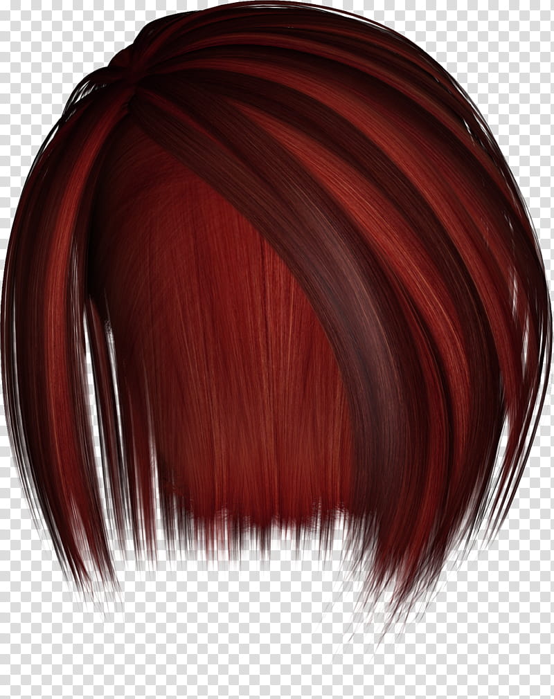 Hairstylez , red hair illustration transparent background PNG clipart