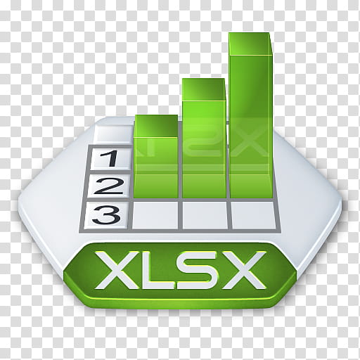 Senary System, green XLSX chart transparent background PNG clipart