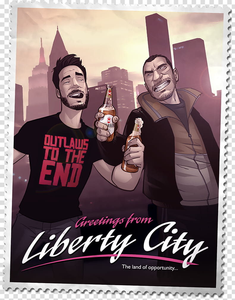 Greetings from Liberty City, Grand Theft Auto Greetings from Liberty City poster transparent background PNG clipart