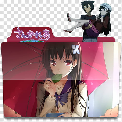Anime Icon Pack, Sankarea  transparent background PNG clipart