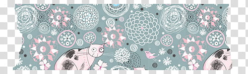 kinds of Washi Tape Digital Free, gray and white floral and animal illustration transparent background PNG clipart