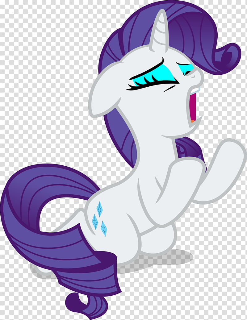 Mlp Fim Rarity cry transparent background PNG clipart.