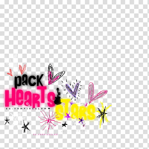 hearts and stars, Pack hearts text overlay transparent background PNG clipart